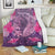 Hawaii Shark Turtle Hibiscus Premium Blanket - Wreath Style - AH - Polynesian Pride