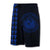 Hawaii Kakau Polynesian Coat Of Arms Board Shorts - Blue - Polynesian Pride