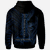 Guam Zip Hoodie Chamorro Forever Blue Color - Polynesian Pride