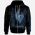 Guam Zip Hoodie Chamorro Forever Blue Color Unisex Black - Polynesian Pride