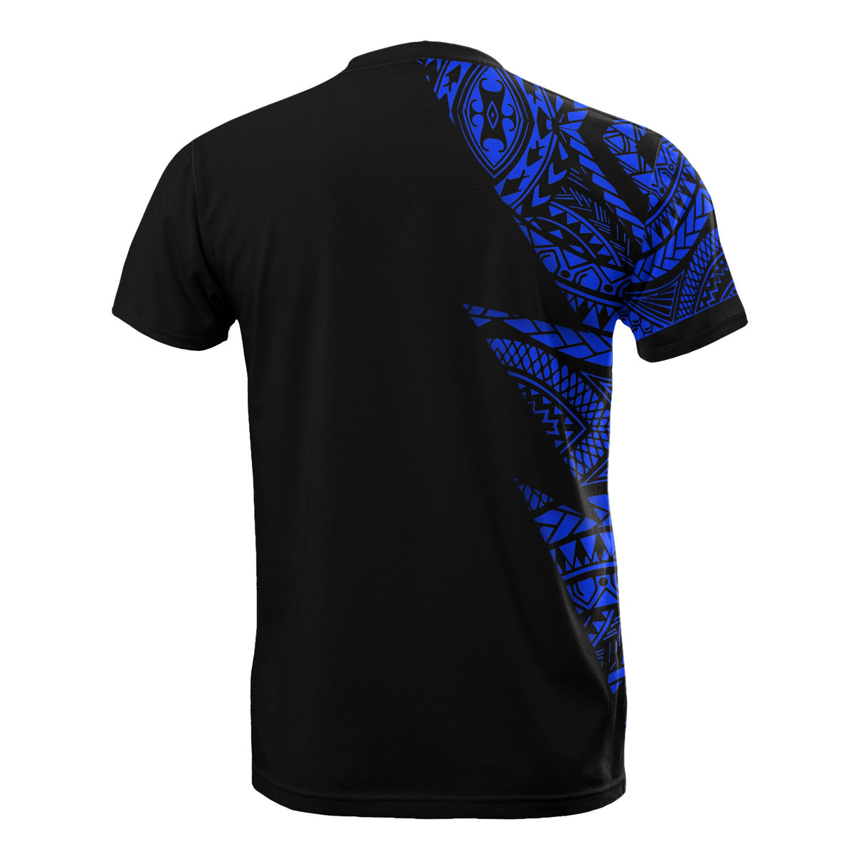 Micronesian Custom All Over T Shirt Micronesian Pattern Blue Color - Polynesian Pride