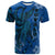 Tuvalu T Shirt Polynesian Phoenix Bird, Fairytales Bird Blue Unisex Blue - Polynesian Pride