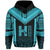 Hawaiian Kanaka Polynesian Hoodie Active Blue - Polynesian Pride
