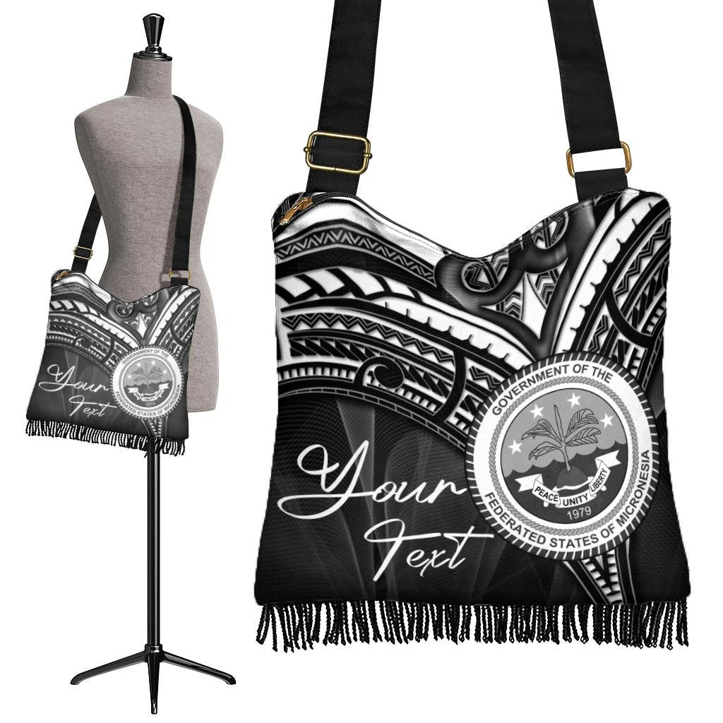 Federated States of Micronesia Custom Personalised Boho Handbag - Cross Style One Style One Size Reggae - Polynesian Pride