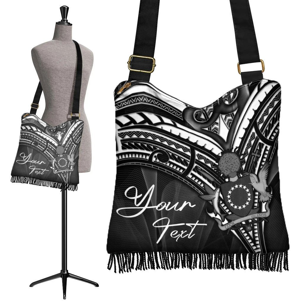 Cook Islands Custom Personalised Boho Handbag - Cross Style One Style One Size Reggae - Polynesian Pride