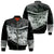 Personalised Fiji Day Bomber Jacket Flying Fijians Masi Kesa Style - Black LT7 Unisex Black - Polynesian Pride