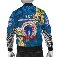 Northern Mariana Islands Men Bomber Jacket Independence Day LT16 - Polynesian Pride