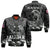 Hawaii King Kamehameha Aloha Hawai'i Nei Bomber Jacket - LT2 Unisex BLACK - Polynesian Pride