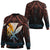 Hawaiian - Kanaka Shark Sweat Shirt - Bubbles Style - AH - Polynesian Pride