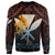 Hawaiian - Kanaka Shark Sweat Shirt - Bubbles Style - AH - Polynesian Pride