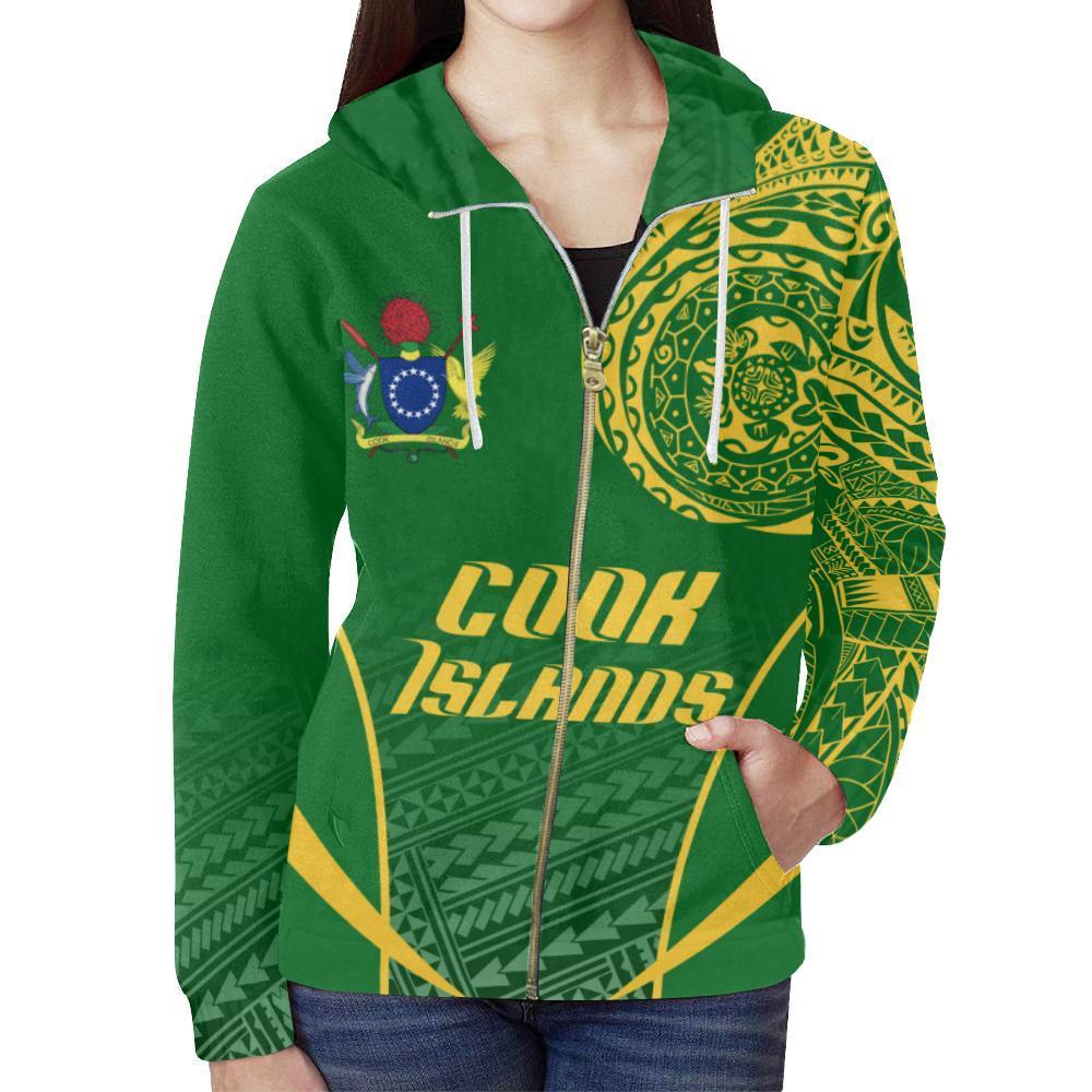 Cook Islands Active Special Zipper Hoodie - Polynesian Pride