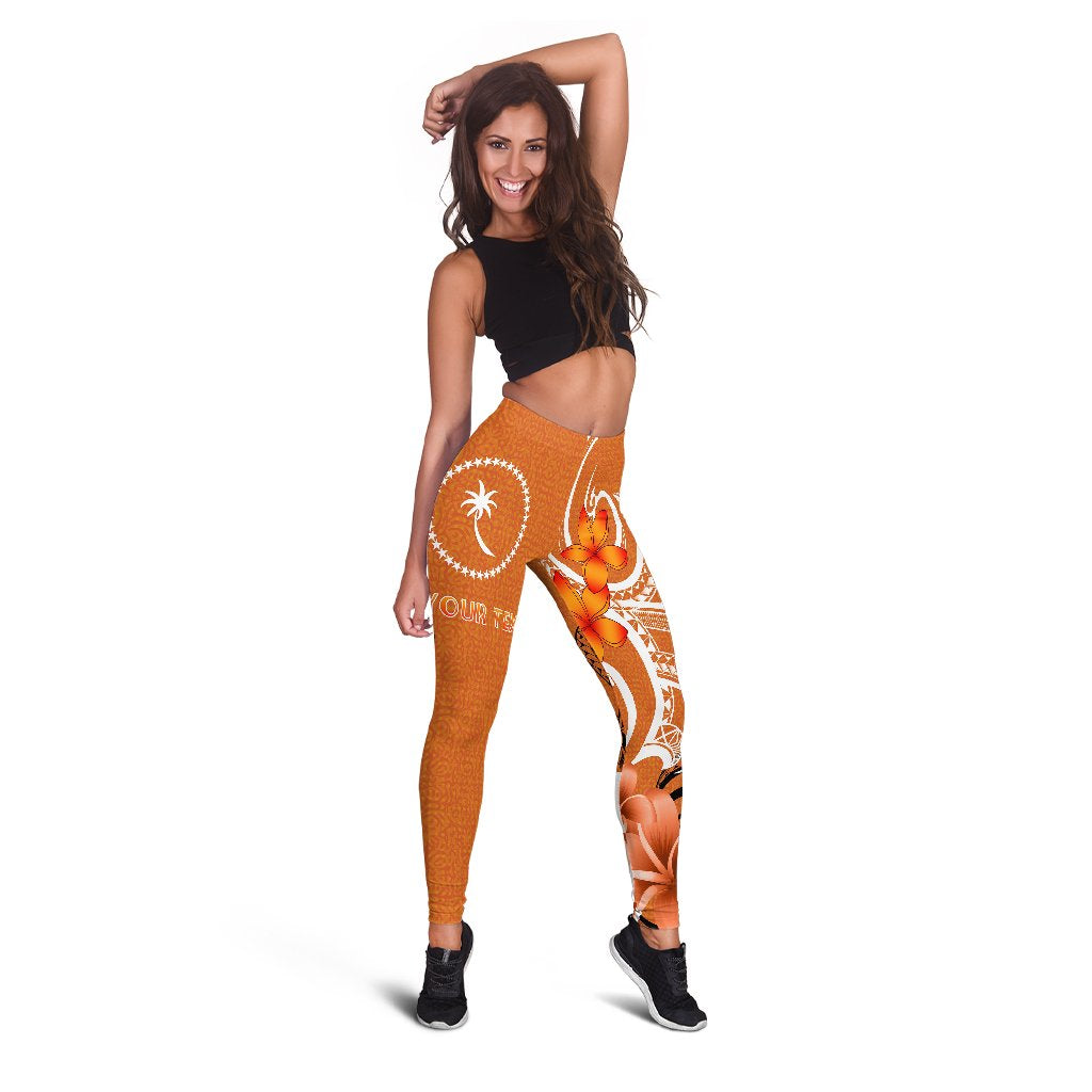 Custom Chuuk Personalised Leggings - Chuuk Spirit - Polynesian Pride