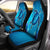 Hawaii Blue Turtle Flower Car Seat Cover - Ocean Secret - AH - Polynesian Pride
