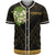 Chuuk State Baseball Shirt - Polynesian Gold Patterns Collection Unisex Black - Polynesian Pride