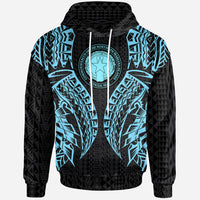 Northern Mariana Islands Hoodie Polynesian Lion Head Neon Style Unisex Neon - Polynesian Pride