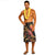 Northern Mariana Islands Lavalava - Custom CNMI Coat Of Arms With Turtle Blooming Hibiscus Gold One Size Gold - Polynesian Pride