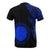 Northern Mariana Islands Custom T Shirt Micronesian Pattern Blue Style - Polynesian Pride