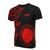 Northern Mariana Islands T Shirt Micronesian Pattern Red Flash Style Unisex Red - Polynesian Pride