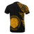 Northern Mariana Islands T Shirt Micronesian Pattern Gold Flash Style - Polynesian Pride