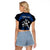 (Custom Personalised) Hawaii Raglan Cropped T Shirt Hawaiian Warrior With Weapon Polynesian Ver.06 LT14 - Polynesian Pride