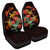 (Personalized) Hawaii Turtle Lehua Flower Polynesian Car Seat Covers - Lehua Style - AH Universal Fit Black - Polynesian Pride