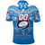 Custom Samoa Rugby Toa Samoa Blue Style Polo Shirt LT2 BLUE - Polynesian Pride