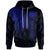 Northern Mariana Islands Polynesian Custom Hoodie Polynesian Wings Blue Unisex Blue - Polynesian Pride