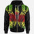 New Caledonia Zip up Hoodie Polynesian Lion Head Reggae Style Unisex Reggae - Polynesian Pride