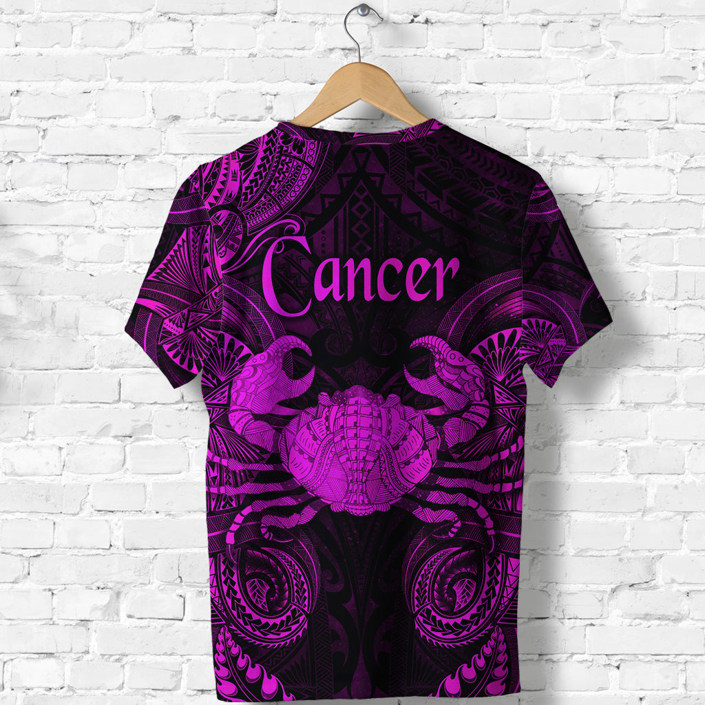 Cancer Zodiac Polynesian T Shirt Unique Style Pink LT8 - Polynesian Pride