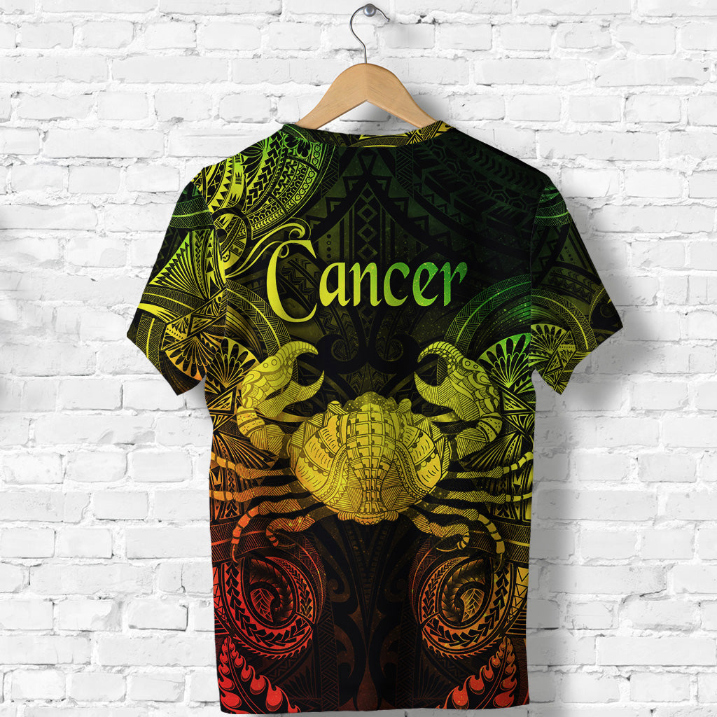 Cancer Zodiac Polynesian T Shirt Unique Style Reggae LT8 - Polynesian Pride