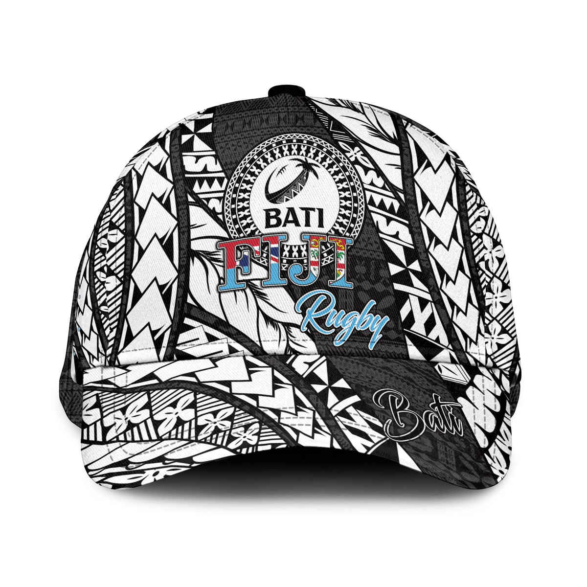 Fiji Rugby Bati Tapa Pattern Cap - LT2 - Polynesian Pride