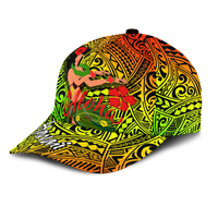 Hawaii Hula Girl Reggae Cap - LT2 - Polynesian Pride