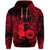 Custom Capricorn Zodiac Polynesian Zip Hoodie Unique Style Red LT8 - Polynesian Pride