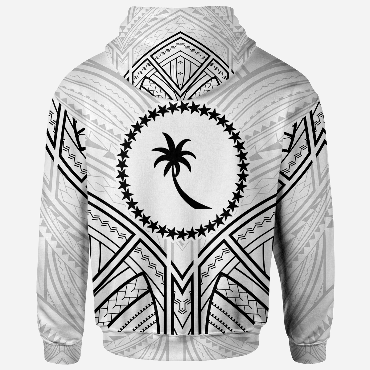 Chuuk State Hoodie Chuuk State Seal Tribal Patterns - Polynesian Pride