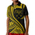Custom Chuuk Polo Shirt Federated States of Micronesia Gold Wave Style LT9 Kid Gold - Polynesian Pride