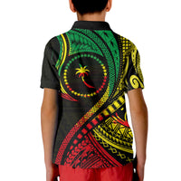 Chuuk Polo Shirt Federated States of Micronesia Reggae Wave Style LT9 - Polynesian Pride