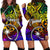 Chuuk Custom Personalised Hoodie Dress - Rainbow Polynesian Pattern Rainbow - Polynesian Pride
