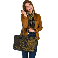 Chuuk Leather Tote - Wings Style - Polynesian Pride