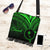 Chuuk State Boho Handbag - Green Color Cross Style One Size Boho Handbag Black - Polynesian Pride