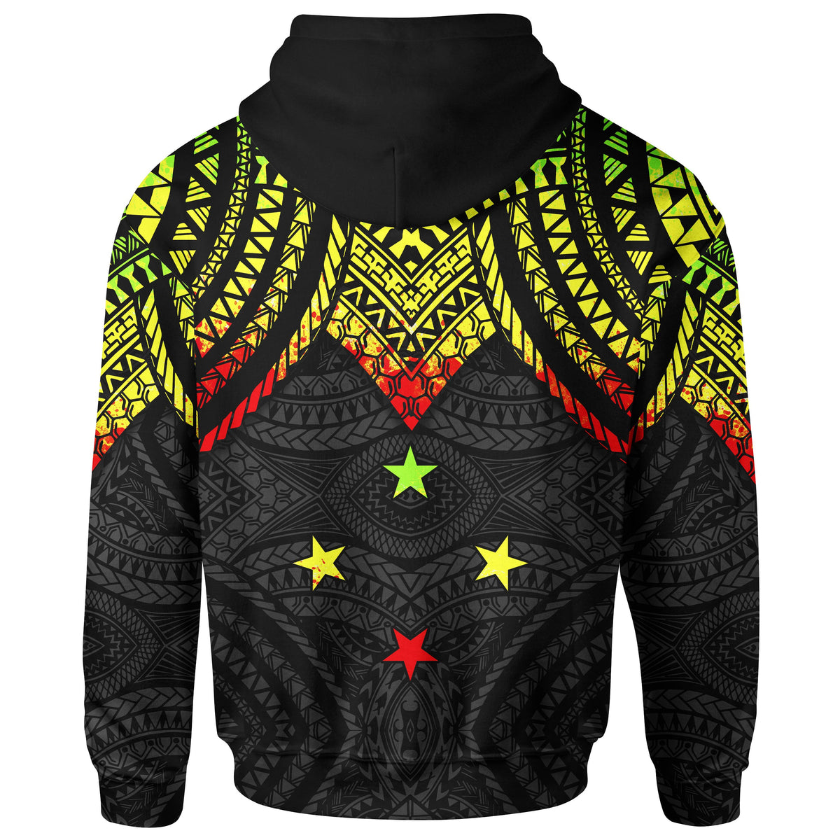 Federated States of Micronesia Custom Hoodie Micronesian Pattern Armor Style - Polynesian Pride
