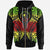 Chuuk Zip up Hoodie Polynesian Lion Head Reggae Style Unisex Reggae - Polynesian Pride