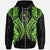 Chuuk Zip up Hoodie Polynesian Lion Head Green Style Unisex Green - Polynesian Pride