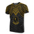Chuuk T Shirt Micronesian Pattern Gold Armor Style Unisex Gold - Polynesian Pride