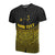 Chuuk Polynesian Custom T Shirt Gold Pride Map and Seal Unisex Gold - Polynesian Pride