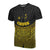 Chuuk Polynesian T Shirt Gold Pride Map and Seal Unisex Gold - Polynesian Pride