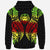 Chuuk Zip up Hoodie Polynesian Lion Head Reggae Style - Polynesian Pride