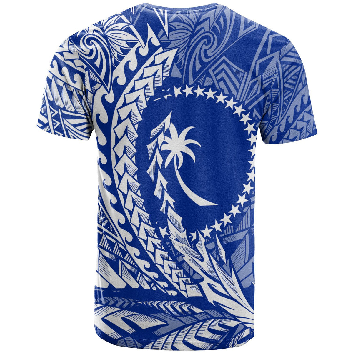 (Team Reggae) Chuuk State T Shirt Custom Wings Style Flag Color LT7 - Polynesian Pride