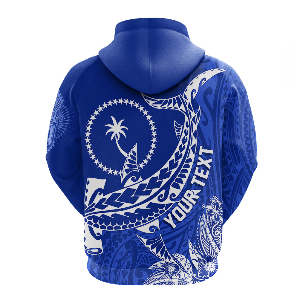 Custom FSM Chuuk Hammerhead Shark Hoodie Proud Chuukese LT7 - Polynesian Pride