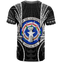 Northern Mariana Islands T Shirt Blood Runs Through My Veins Style Black - Polynesian Pride