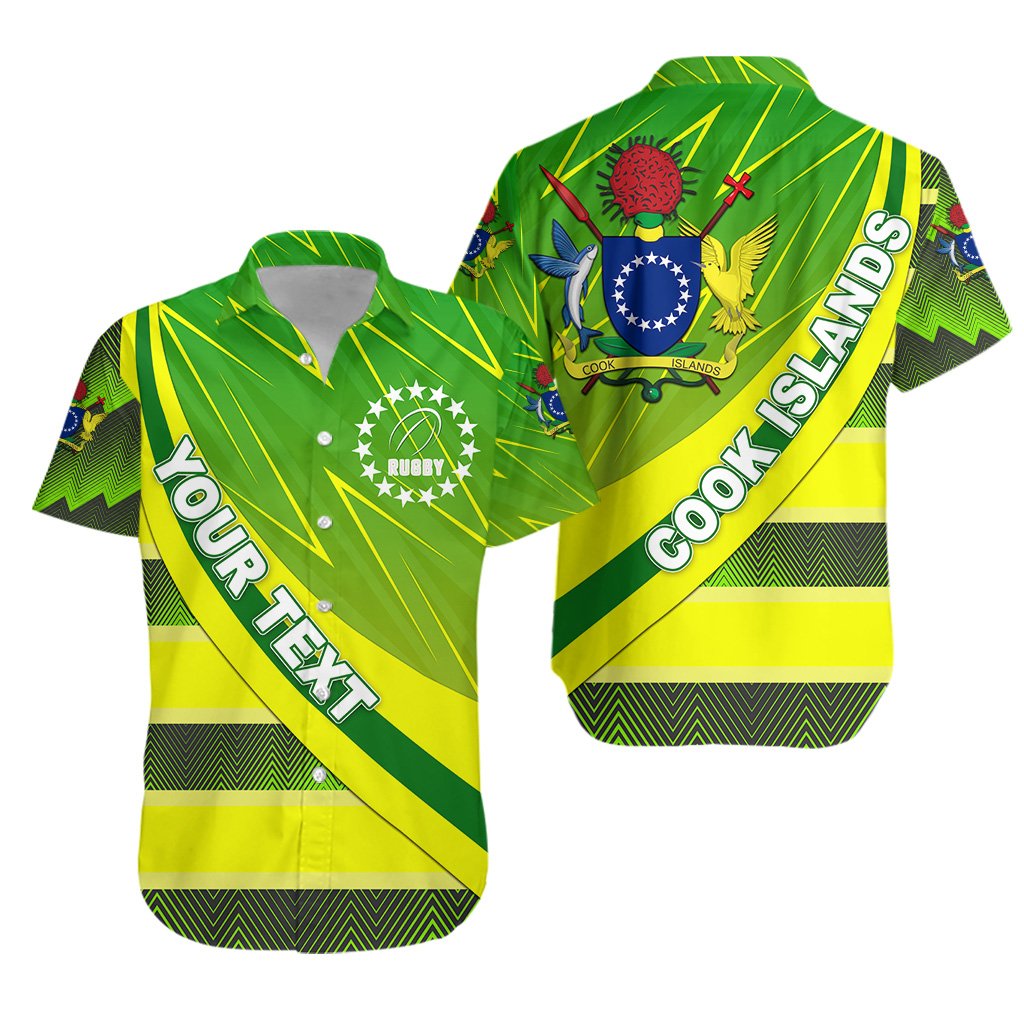 (Custom Personalised) Cook Islands Hawaiian Shirt Victorian Vibes Unisex Green - Polynesian Pride